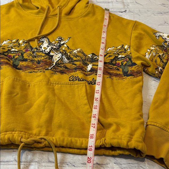 Wrangler Retro Cinched Waist Western Pullover Hoodie Sweatshirt - Picture 16 of 16